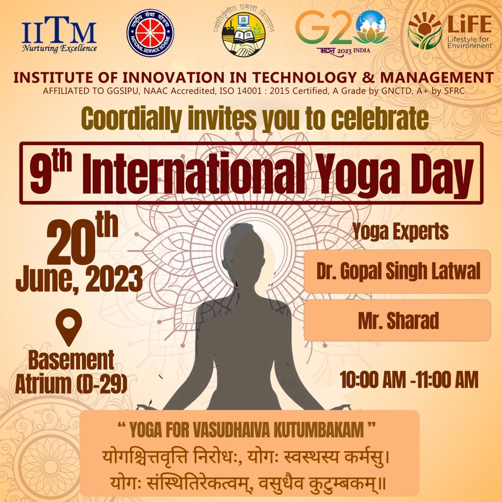 9th International Yoga Day Celebration IITM